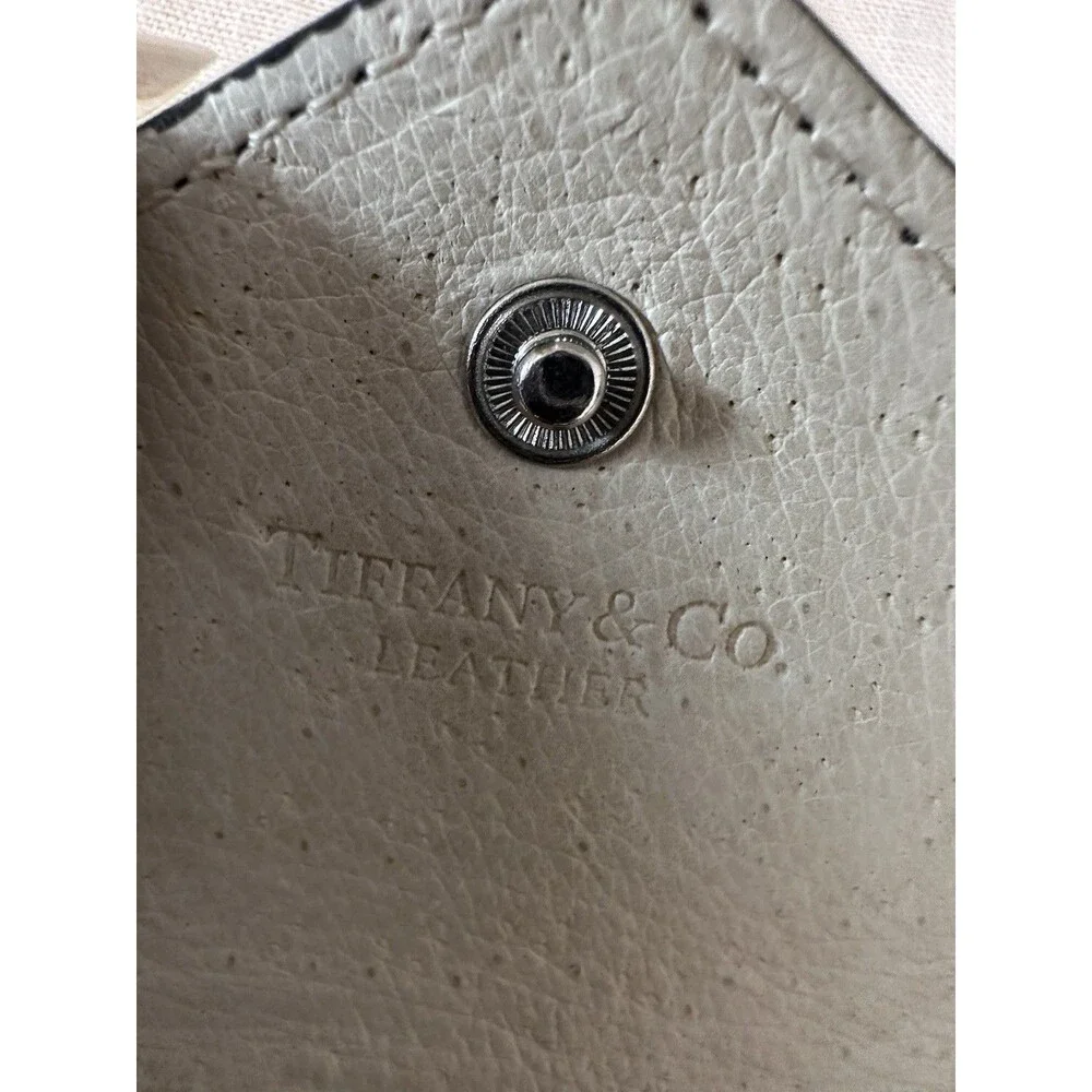 Tiffany & Co. Black Patent Leather Envelope Wallet